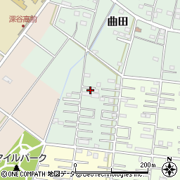 埼玉県深谷市曲田207周辺の地図