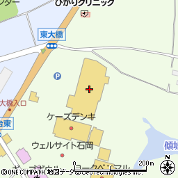 コメリパワー石岡店　ペットパーク周辺の地図