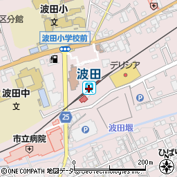 八十二銀行波田駅 ＡＴＭ周辺の地図