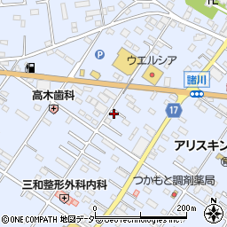 茨城県古河市諸川1173周辺の地図