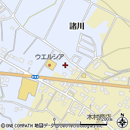 茨城県古河市諸川258周辺の地図