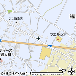 茨城県古河市諸川272周辺の地図