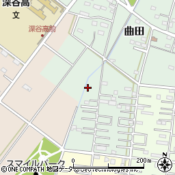 埼玉県深谷市曲田200周辺の地図