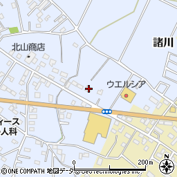 茨城県古河市諸川271周辺の地図