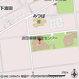 松本市　波田地区福祉ひろば周辺の地図