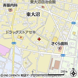 埼玉県深谷市東大沼325周辺の地図