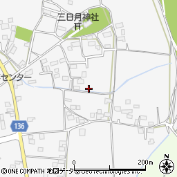 茨城県八千代町（結城郡）野爪周辺の地図