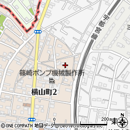 茨城県古河市横山町2丁目13周辺の地図