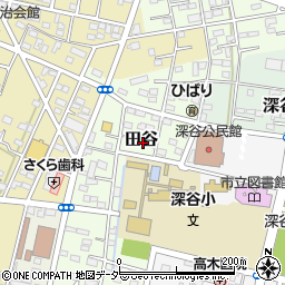 埼玉県深谷市田谷269周辺の地図