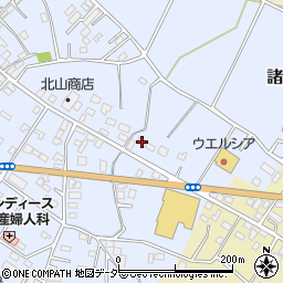 茨城県古河市諸川273周辺の地図