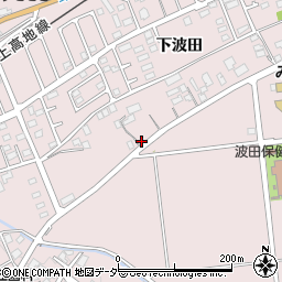 長野県松本市波田下波田10384周辺の地図