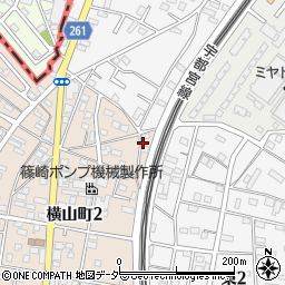 茨城県古河市横山町2丁目12周辺の地図