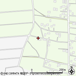 茨城県古河市上大野1365周辺の地図