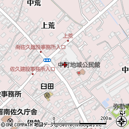 長野県佐久市臼田中町周辺の地図