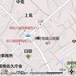 長野県佐久市臼田（中町）周辺の地図