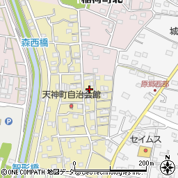 埼玉県深谷市天神町11周辺の地図