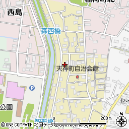 埼玉県深谷市天神町9周辺の地図