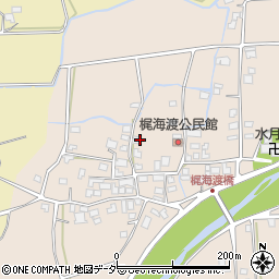 長野県松本市神林梶海渡周辺の地図