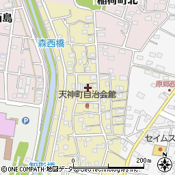 埼玉県深谷市天神町10周辺の地図