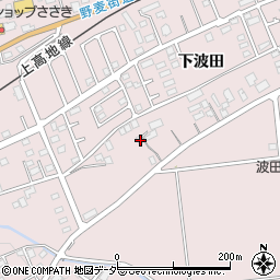 長野県松本市波田下波田10386周辺の地図