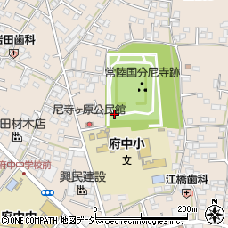 茨城県石岡市若松周辺の地図