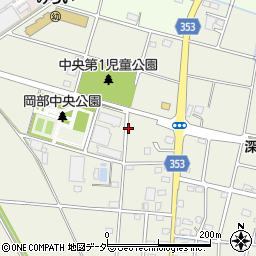 岡部公民館・岡部荘周辺の地図