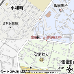 茨城県古河市北町1周辺の地図