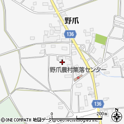 茨城県結城郡八千代町野爪90周辺の地図