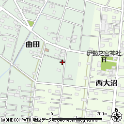 埼玉県深谷市曲田247周辺の地図