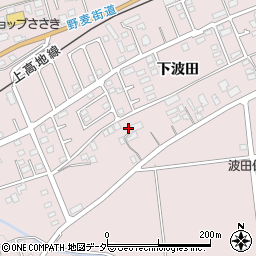 長野県松本市波田下波田10383周辺の地図