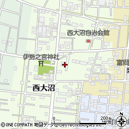 埼玉県深谷市西大沼286周辺の地図