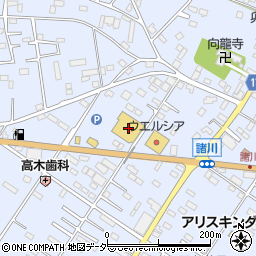 茨城県古河市諸川1224周辺の地図