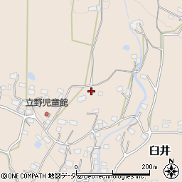 茨城県つくば市臼井周辺の地図