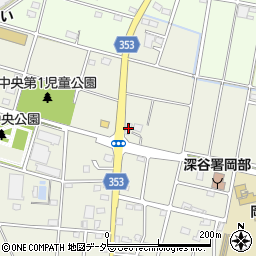 埼玉県深谷市山河1264周辺の地図