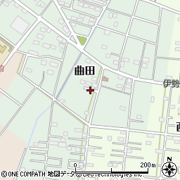 埼玉県深谷市曲田周辺の地図