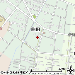 埼玉県深谷市曲田周辺の地図