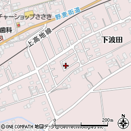 長野県松本市波田下波田5500-14周辺の地図