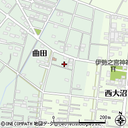 埼玉県深谷市曲田245周辺の地図