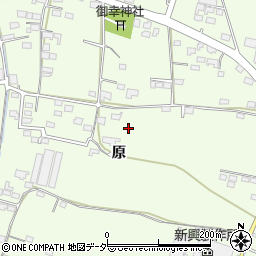 長野県佐久市田口原周辺の地図