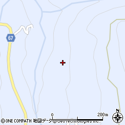 長野県松本市入山辺牛立周辺の地図