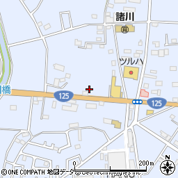 茨城県古河市諸川1660周辺の地図