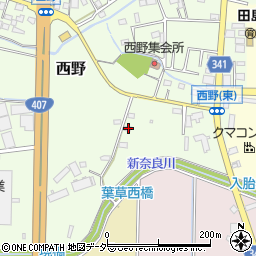 埼玉県熊谷市西野30周辺の地図