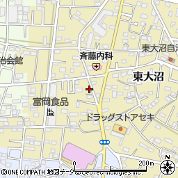 埼玉県深谷市東大沼476周辺の地図