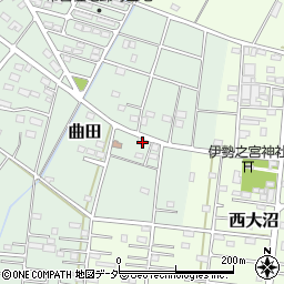 埼玉県深谷市曲田304周辺の地図