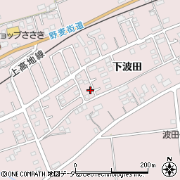 長野県松本市波田下波田5505-3周辺の地図