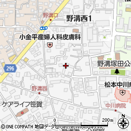 奈良井板金工業周辺の地図