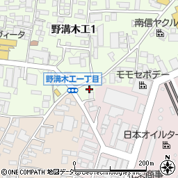 長野県松本市野溝木工1丁目4周辺の地図