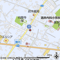 茨城県古河市諸川407周辺の地図