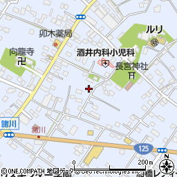 茨城県古河市諸川422周辺の地図