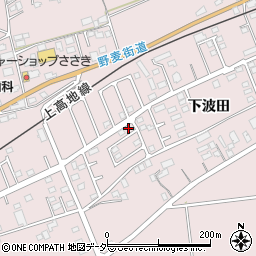長野県松本市波田下波田5500-10周辺の地図